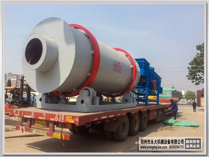 四級振動篩隨沙子烘干機走向威海