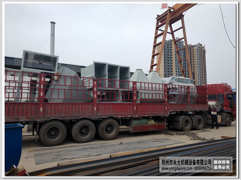 陜西榆林年產15萬噸干粉砂漿攪拌站第一車發(fā)貨